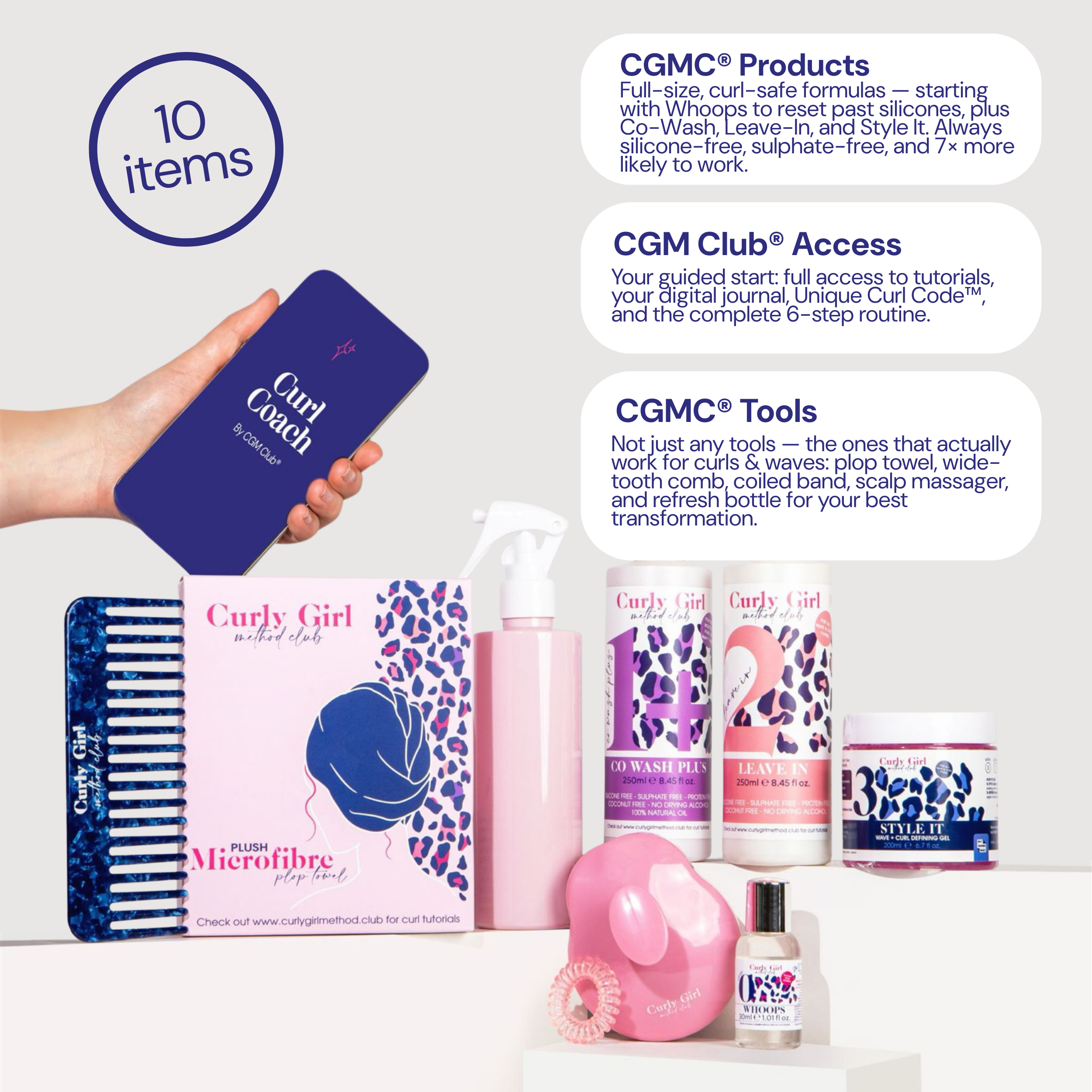 Wavy + Curly Girl Method Starter Kit