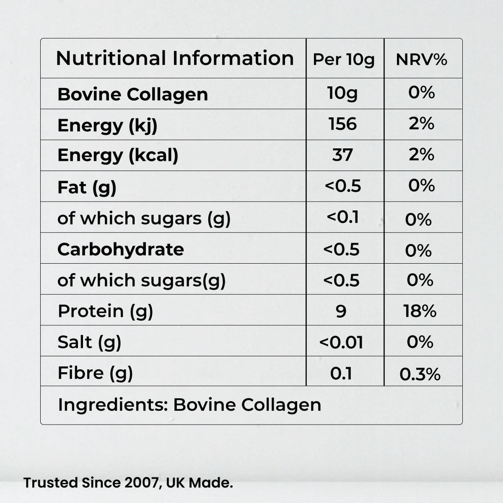 100% Pure Collagen Powder - Younger Skin, Stronger Joints, Better You
