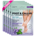 Exfoliating Foot Peel Mask – AHA Foot Peeling Mask – 5 Pack