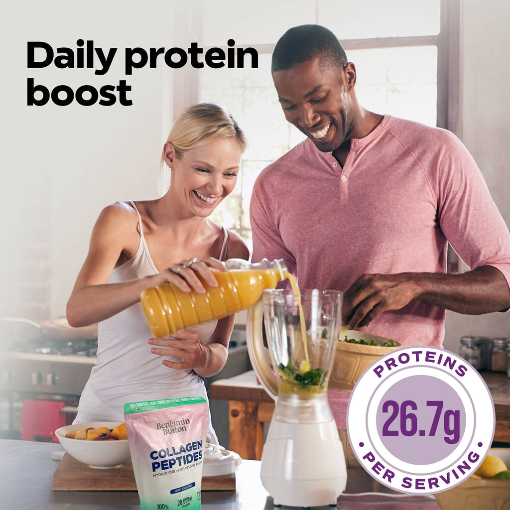 Benjamin Button Bovine Collagen Peptides Powder – 400g – Unflavoured
