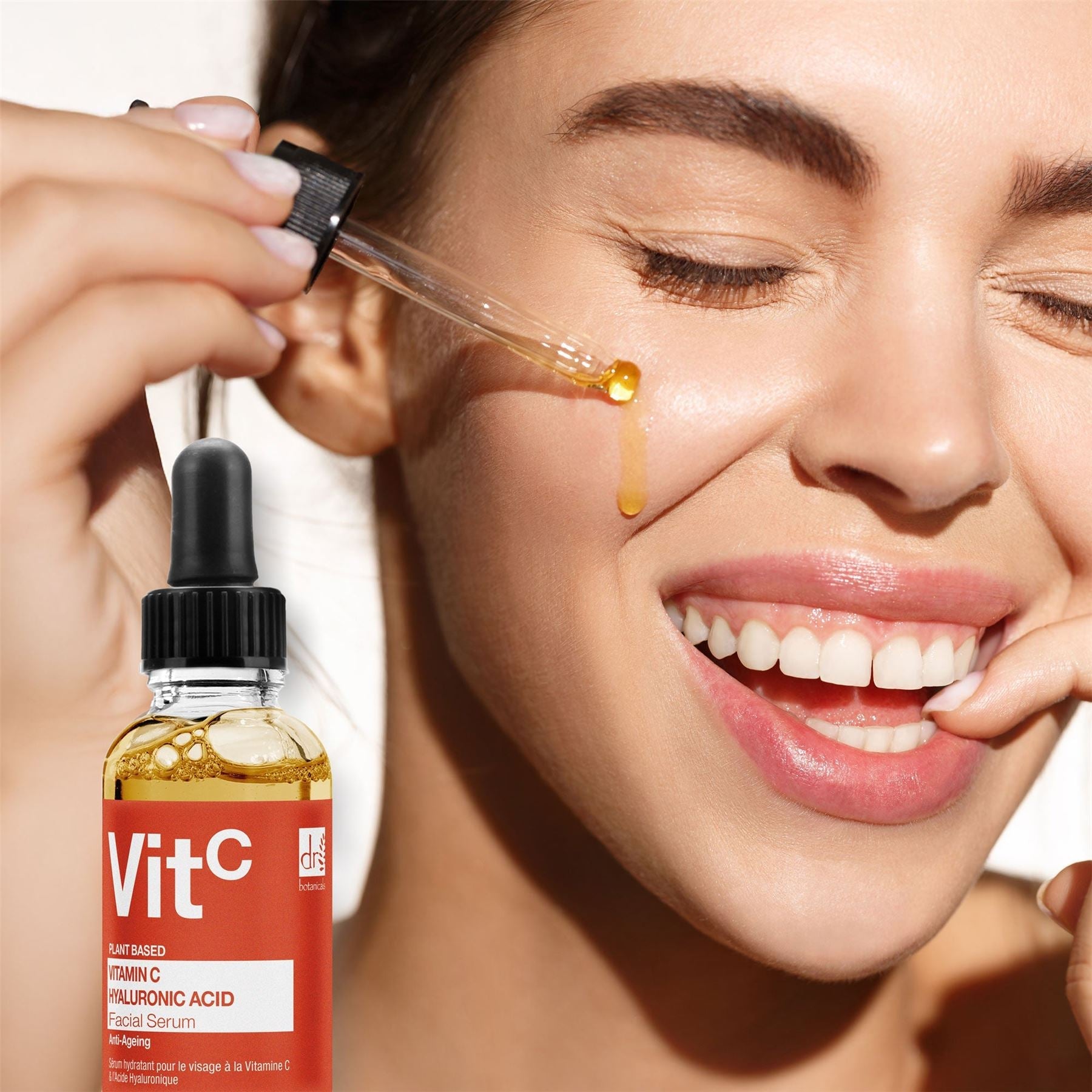 5% Vitamin C, 2% Hyaluronic Acid Hydrating Facial Serum 30ml