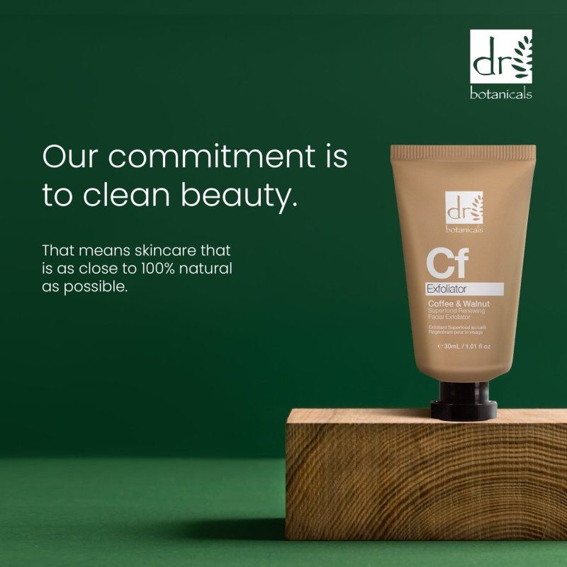 Coffee Superfood Renewing Facial Exfoliator with Physical & Chemical Exfoliation