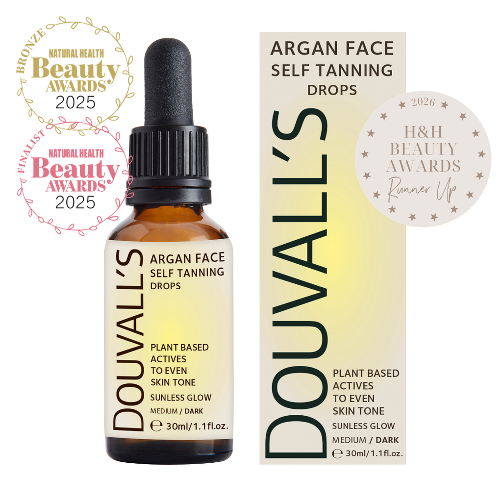 Argan Self Tanning Face Drops 30ml |Semi-permanent Self tanning drops