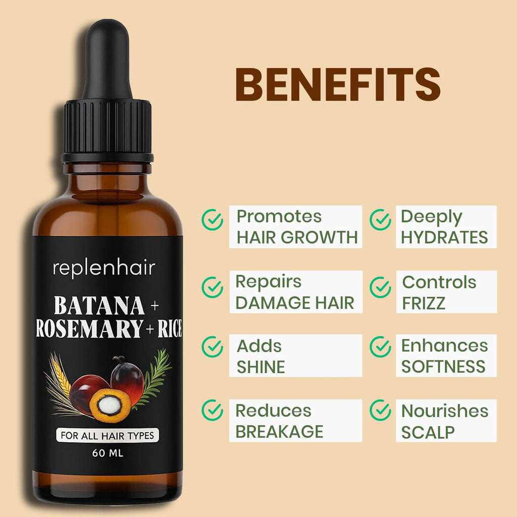 Rosemary, Rice & Batana Scalp Oil