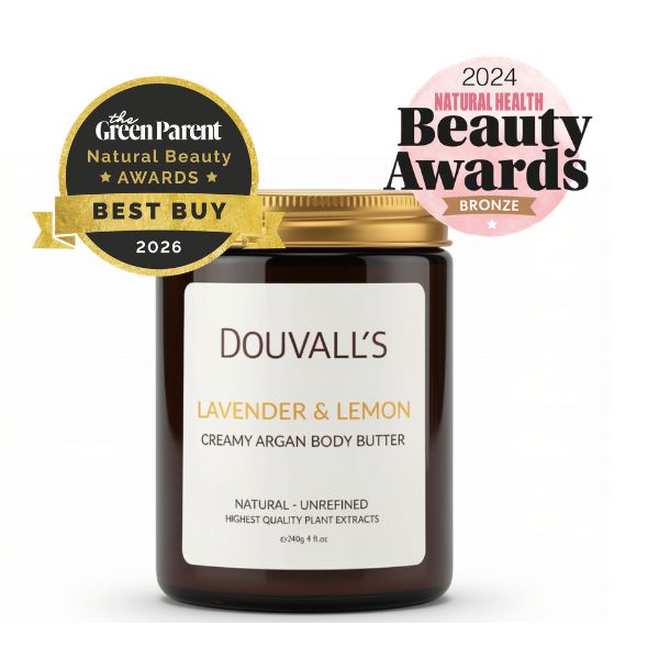 Organic Creamy Argan Body Butter 240ml | Available in four scents