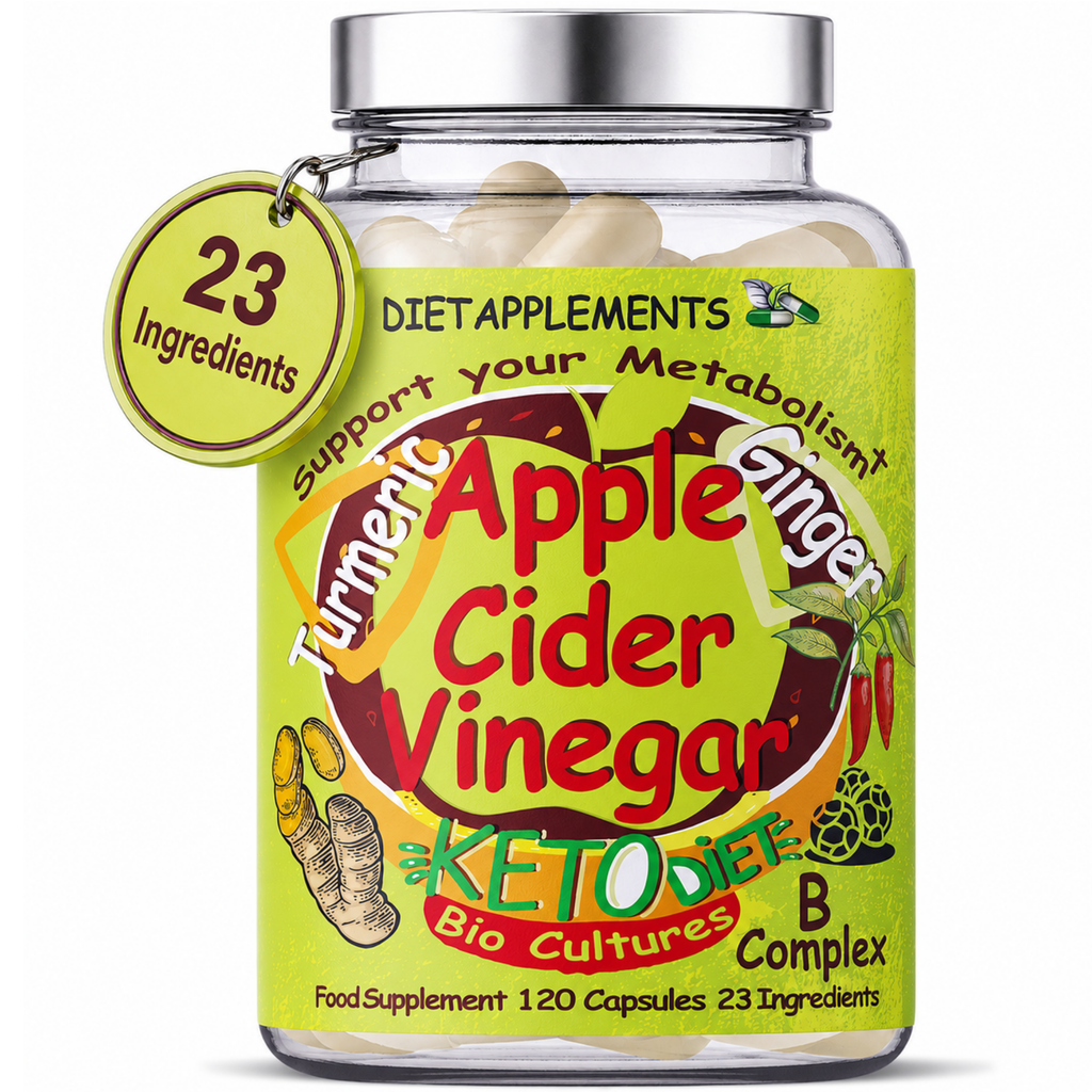 Raw Unfiltered Apple Cider Vinegar with the Mother, Vitamins & Minerals Complex