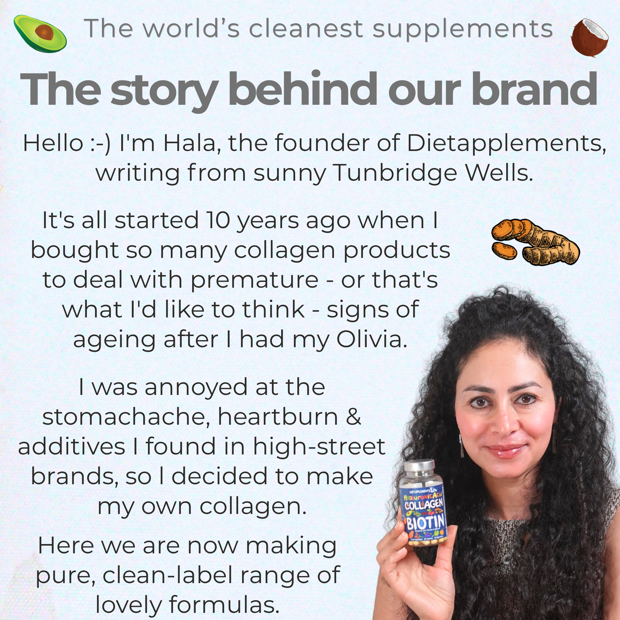 Marine Collagen, Hyaluronic Acid, Biotin, Vitamins, Minerals & Superfood - 35 Ingredients