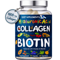 Marine Collagen, Hyaluronic Acid, Biotin, Vitamins, Minerals & Superfood - 35 Ingredients