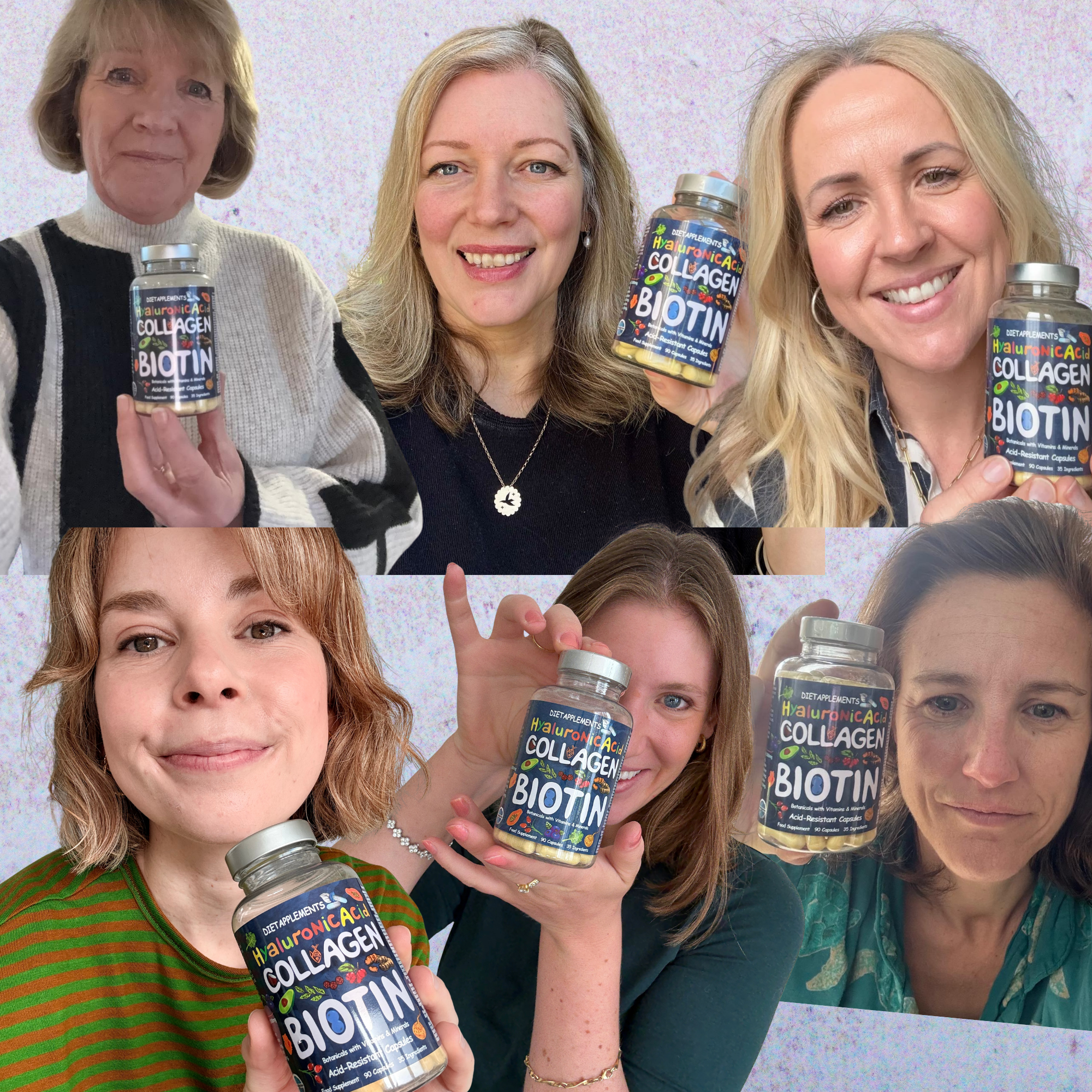 Marine Collagen, Hyaluronic Acid, Biotin, Vitamins, Minerals & Superfood - 35 Ingredients