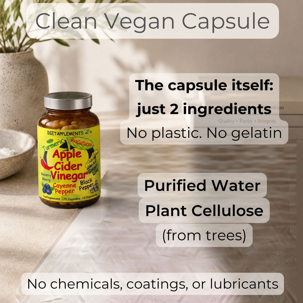 Apple Cider Vinegar with the Mother, Superfood, Biocultures & Berries Complex