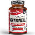 Organic Ashwagandha KSM66 1000mg with Black Pepper