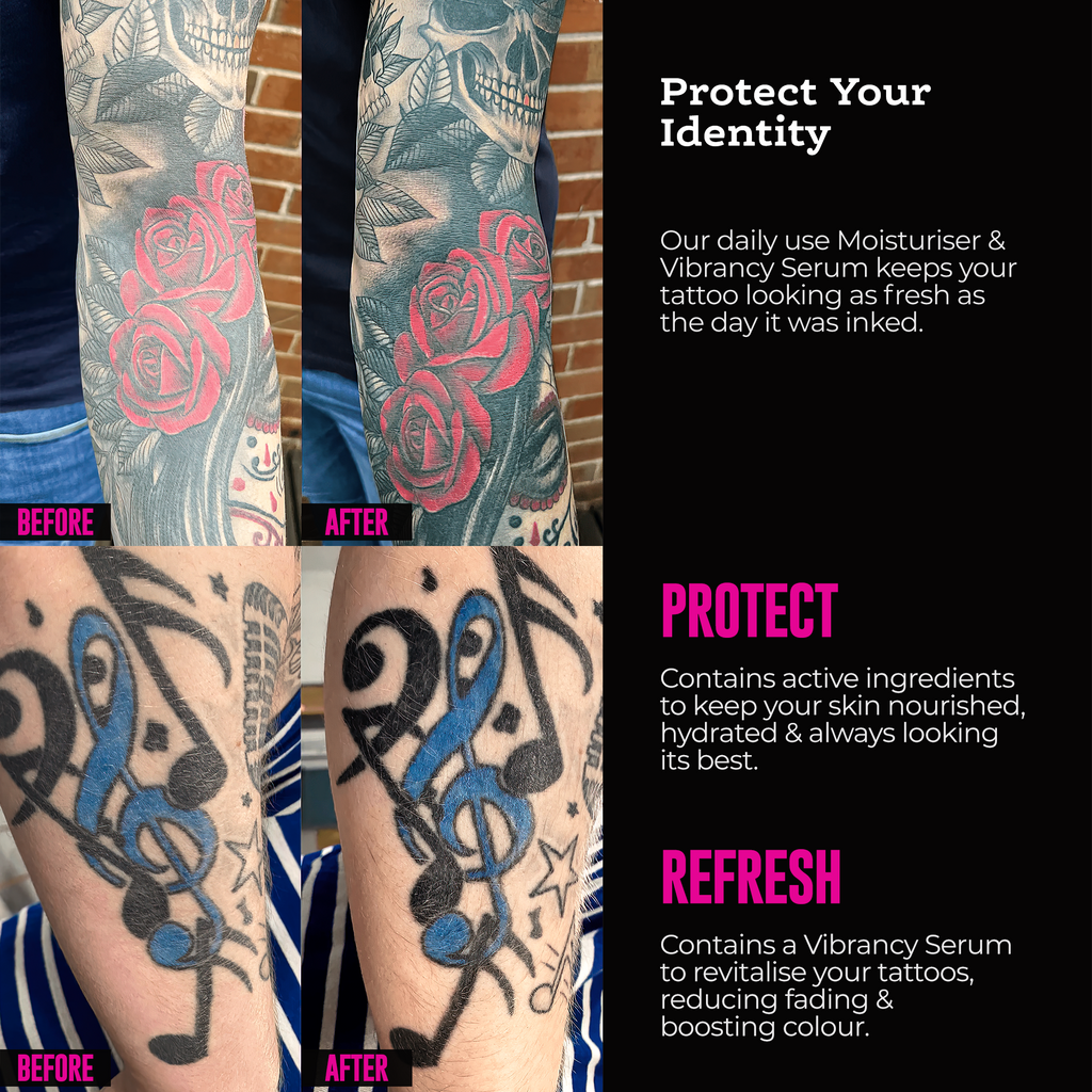 TATTOO MOISTURISER & VIBRANCY SERUM | 100ml Airless Pump