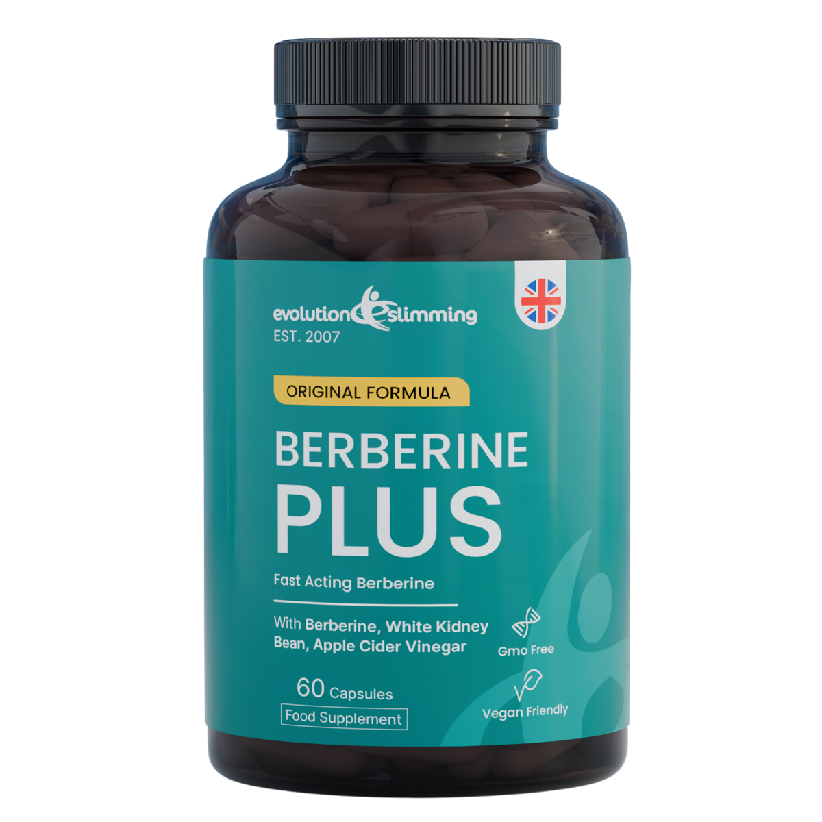Berberine Plus with Ashwagandha and White Kidney Bean — 60 Capsules