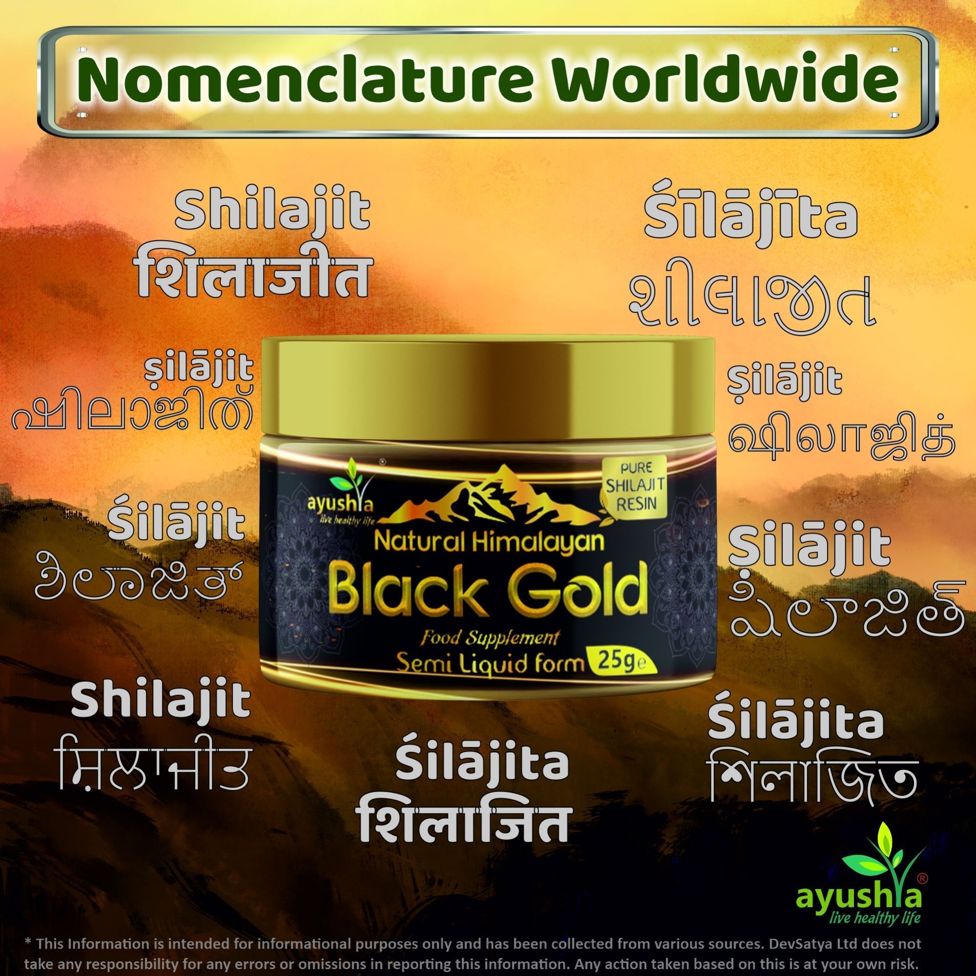 Black Gold Himalayan Shilajit Resin – 25g