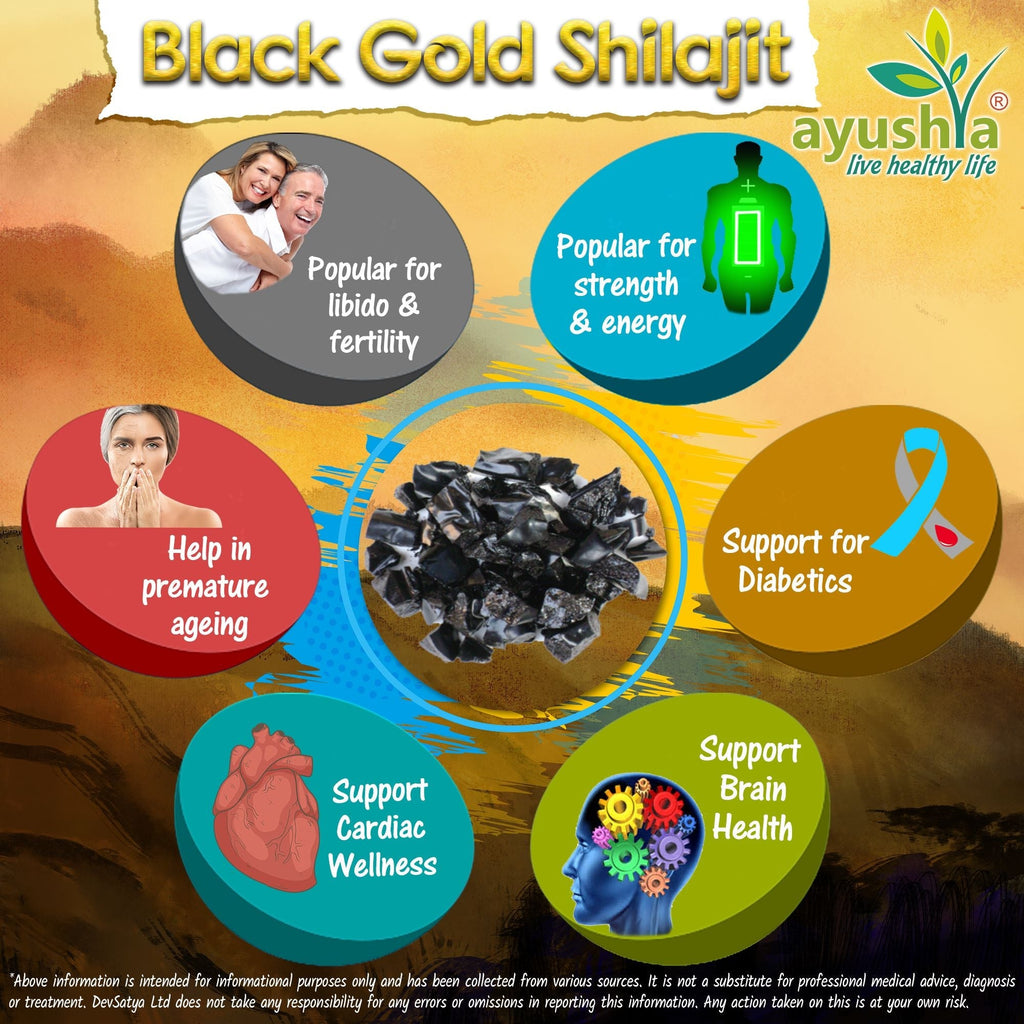 Black Gold Himalayan Shilajit Resin – 25g