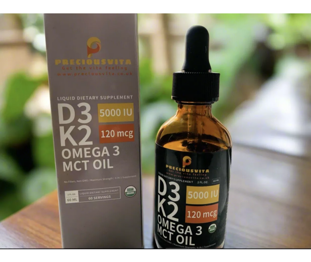 PreciousVita Vitamin D3+K2 liquid Drops