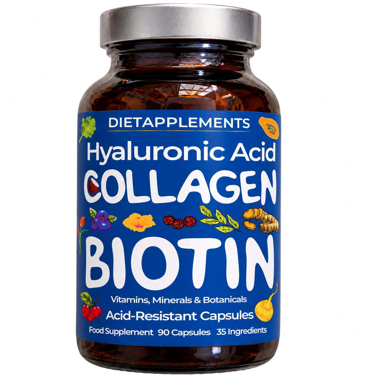 Marine Collagen Complex with Biotin & Hyaluronic Acid | 35 Ingredients