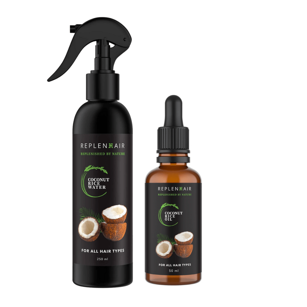 Coconut Rice Water Duo | Scalp Oil & Leave-In Spray