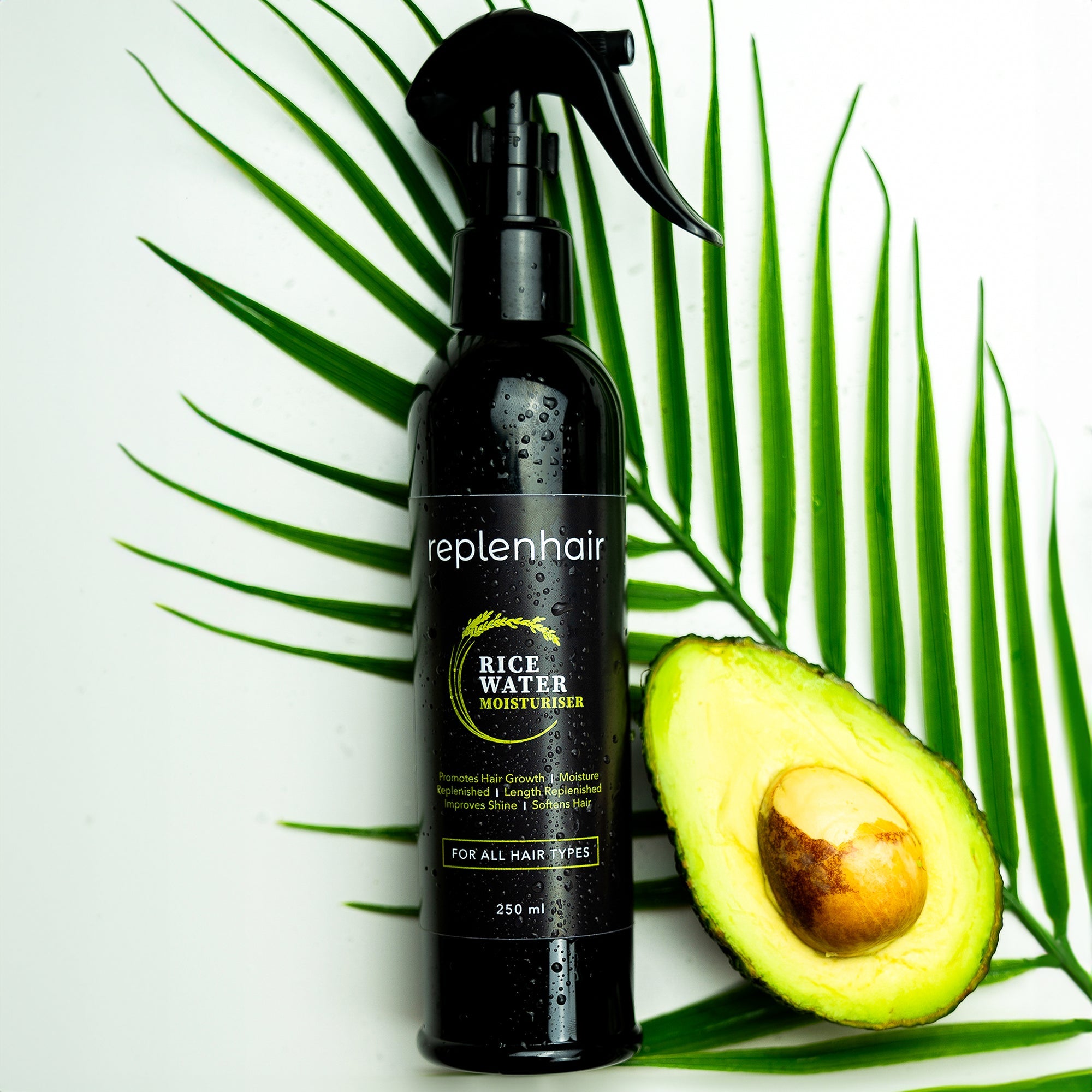 Rice Water and Peppermint Hair Moisturiser Spray by Replenhair