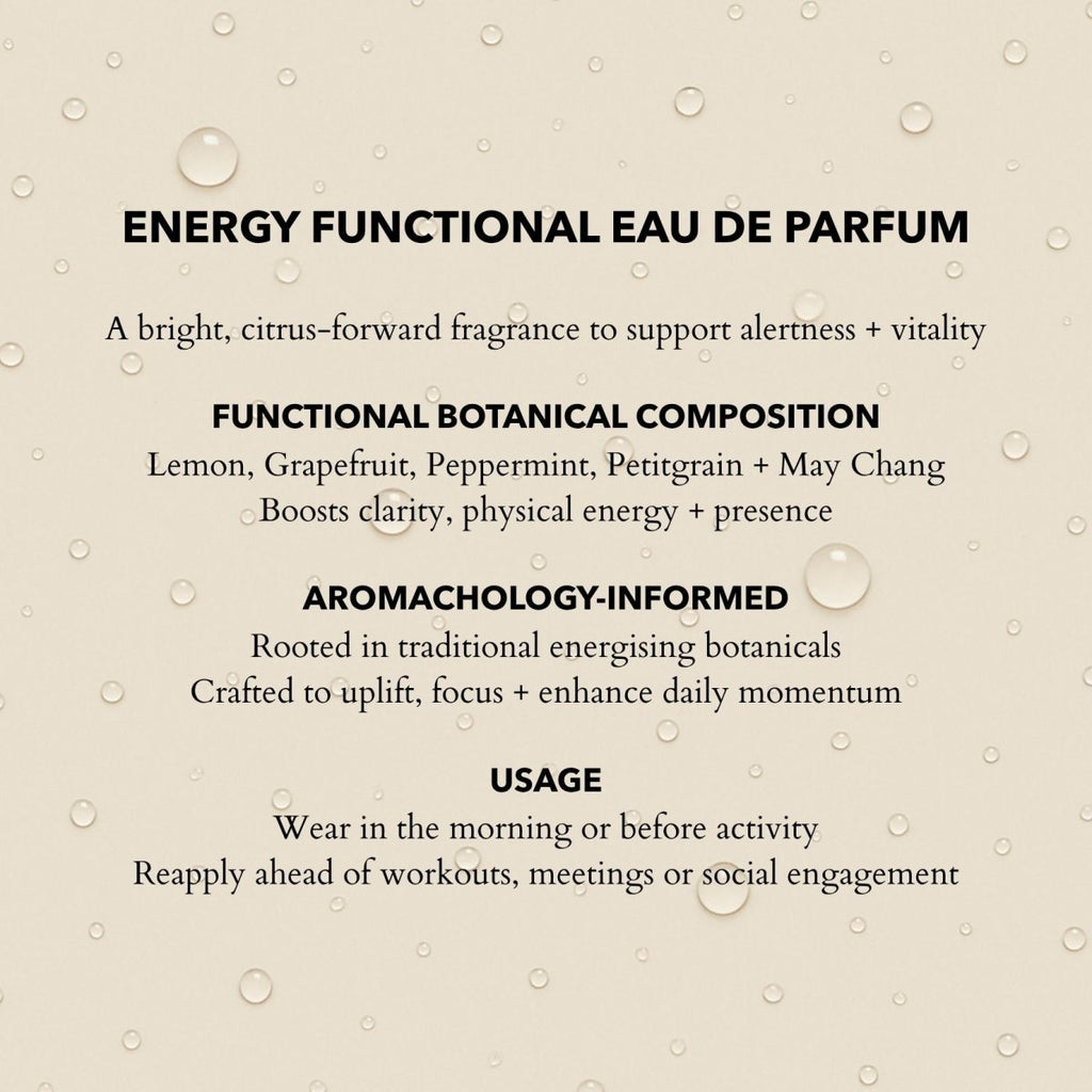 Energy Eau de Parfum | Enhance Endurance & Sharpen Clarity 100ml