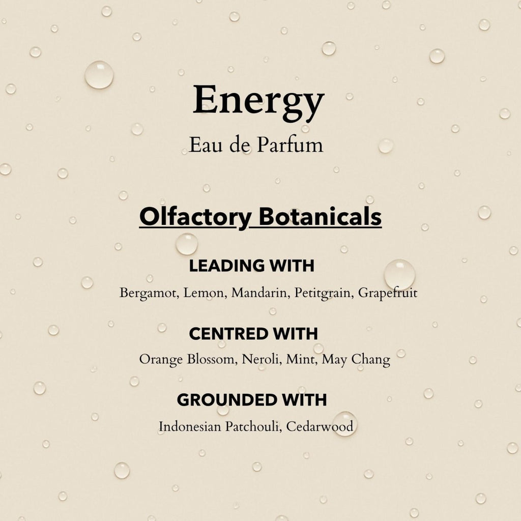Energy Eau de Parfum | Enhance Endurance & Sharpen Clarity 100ml