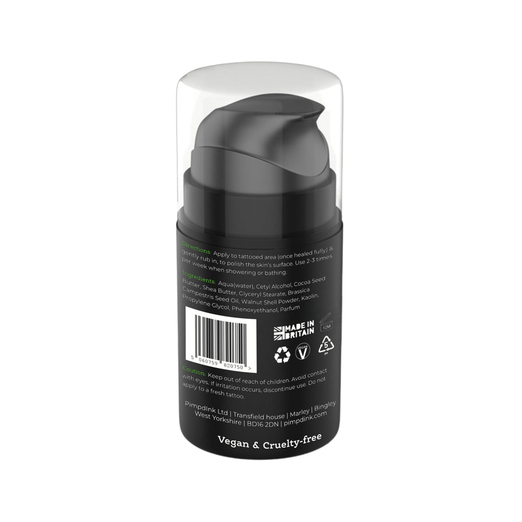 TATTOO EXFOLIATING BODY SCRUB | 100ml Airless Pump