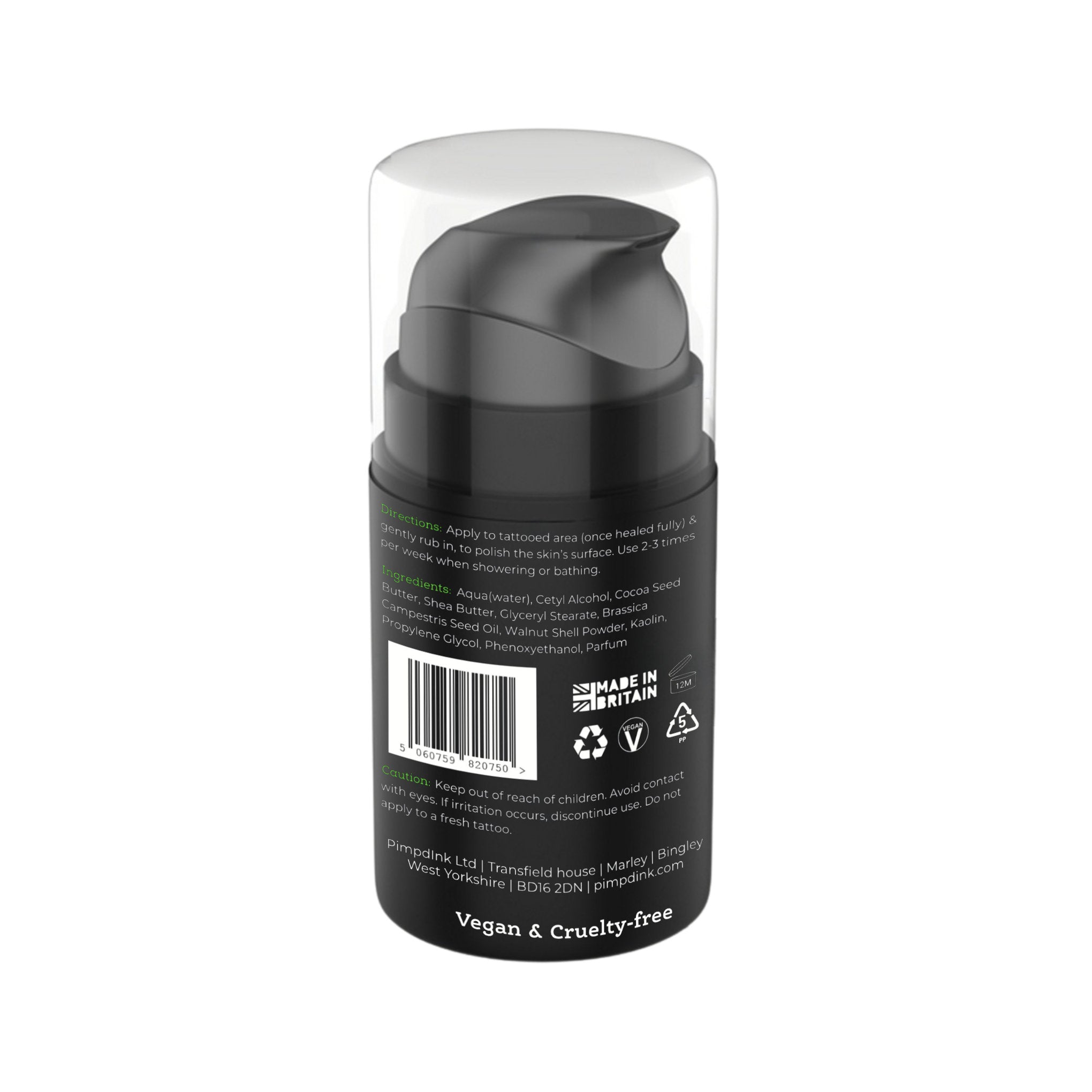 TATTOO EXFOLIATING BODY SCRUB | 100ml Airless Pump
