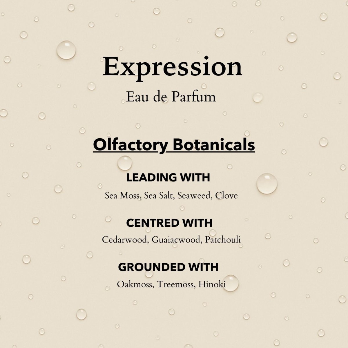 Expression Eau de Parfum | Open the Breath & Support Expression 100ml