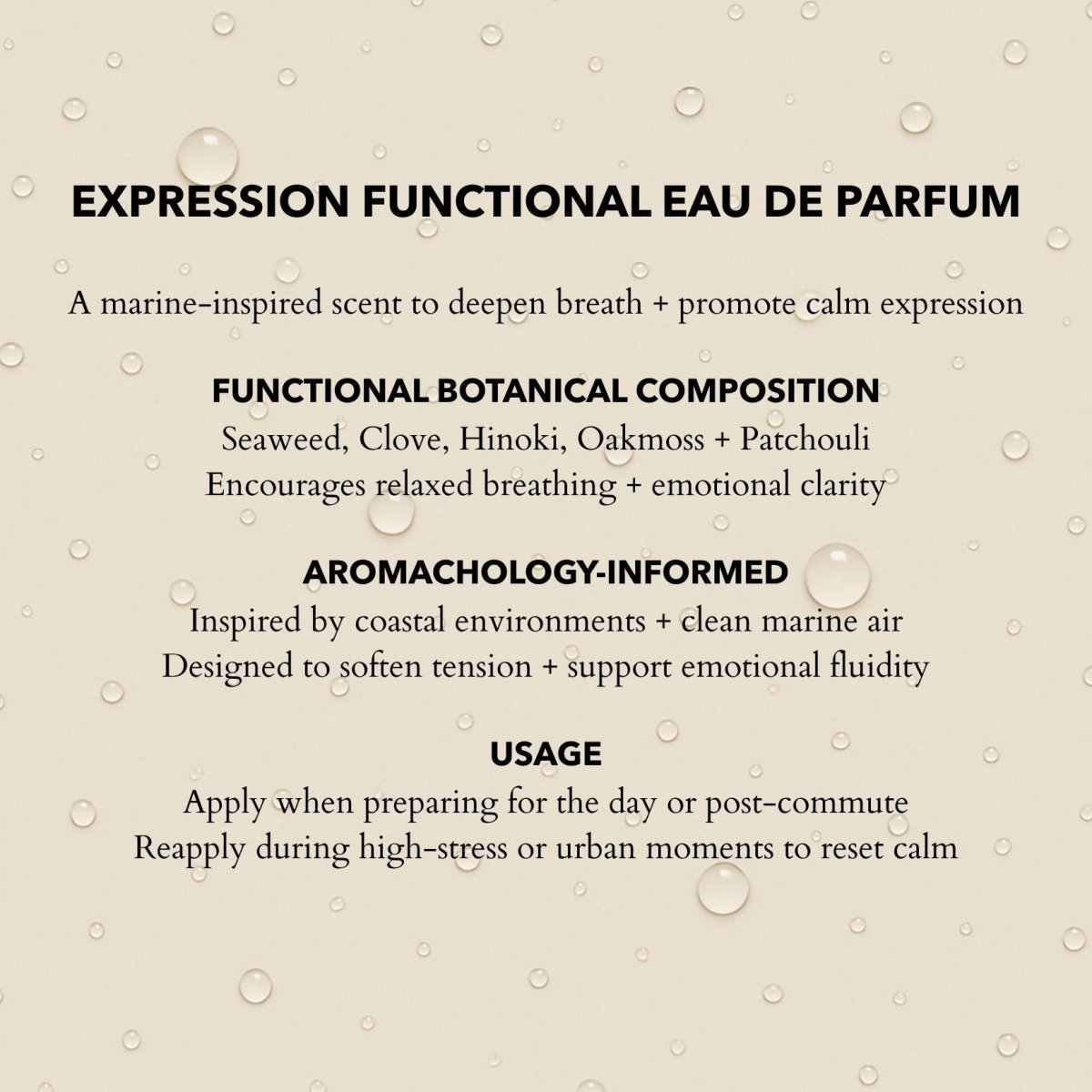 Expression Eau de Parfum | Open the Breath & Support Expression 10ml