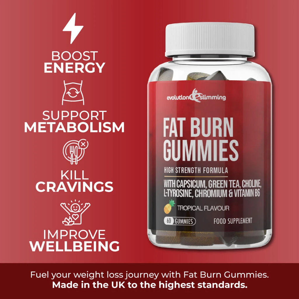 Capsicum, Green Tea and L-Tyrosine Gummies by Evolution Slimming