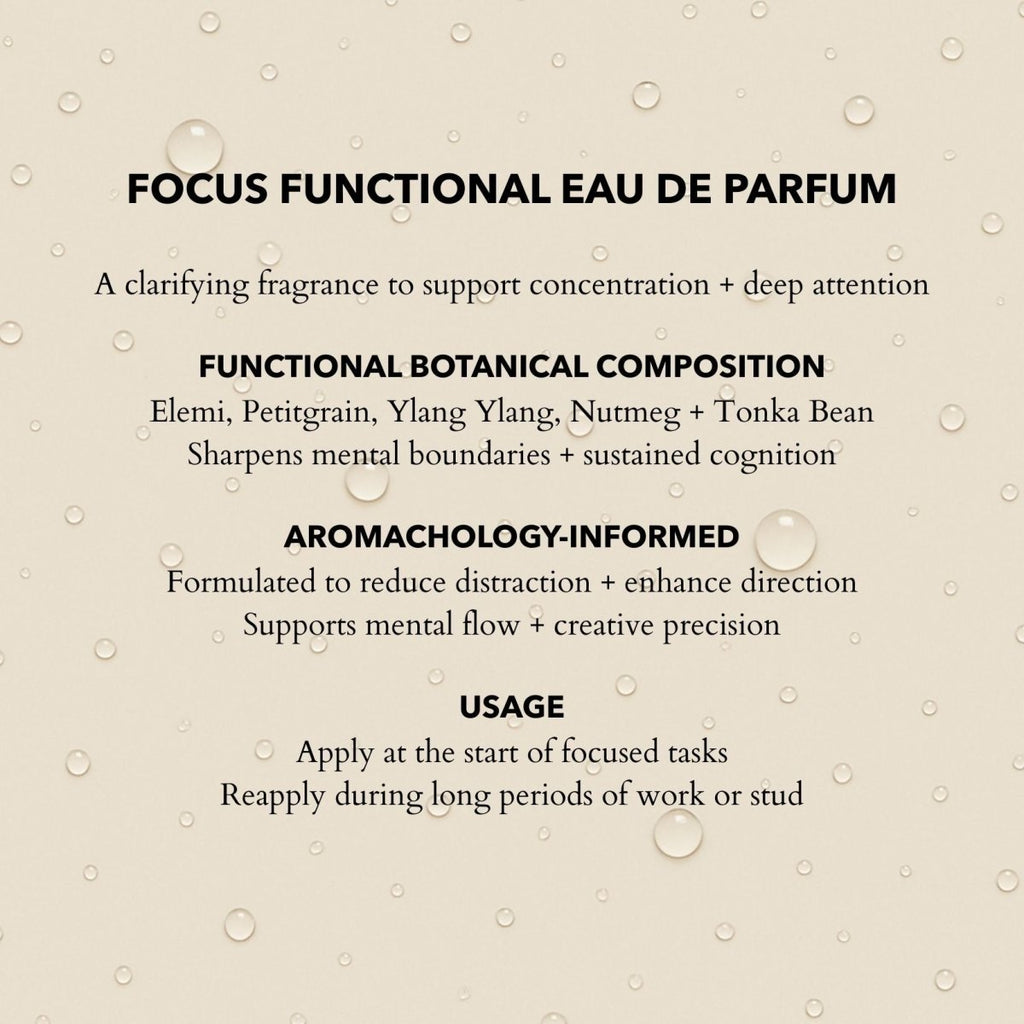 Focus Eau de Parfum | Sharpen Focus & Awaken the Senses 100ml