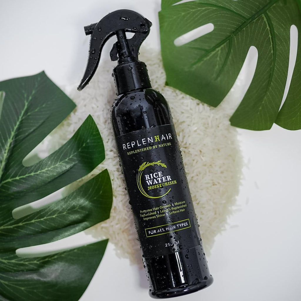 Rice Water and Peppermint Hair Moisturiser Spray by Replenhair