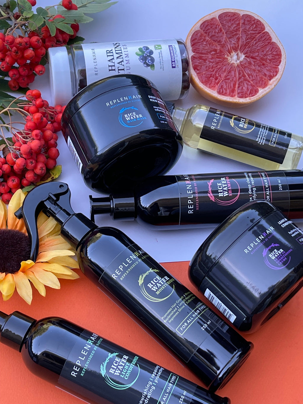 Rice Water and Peppermint Hair Moisturiser Spray by Replenhair