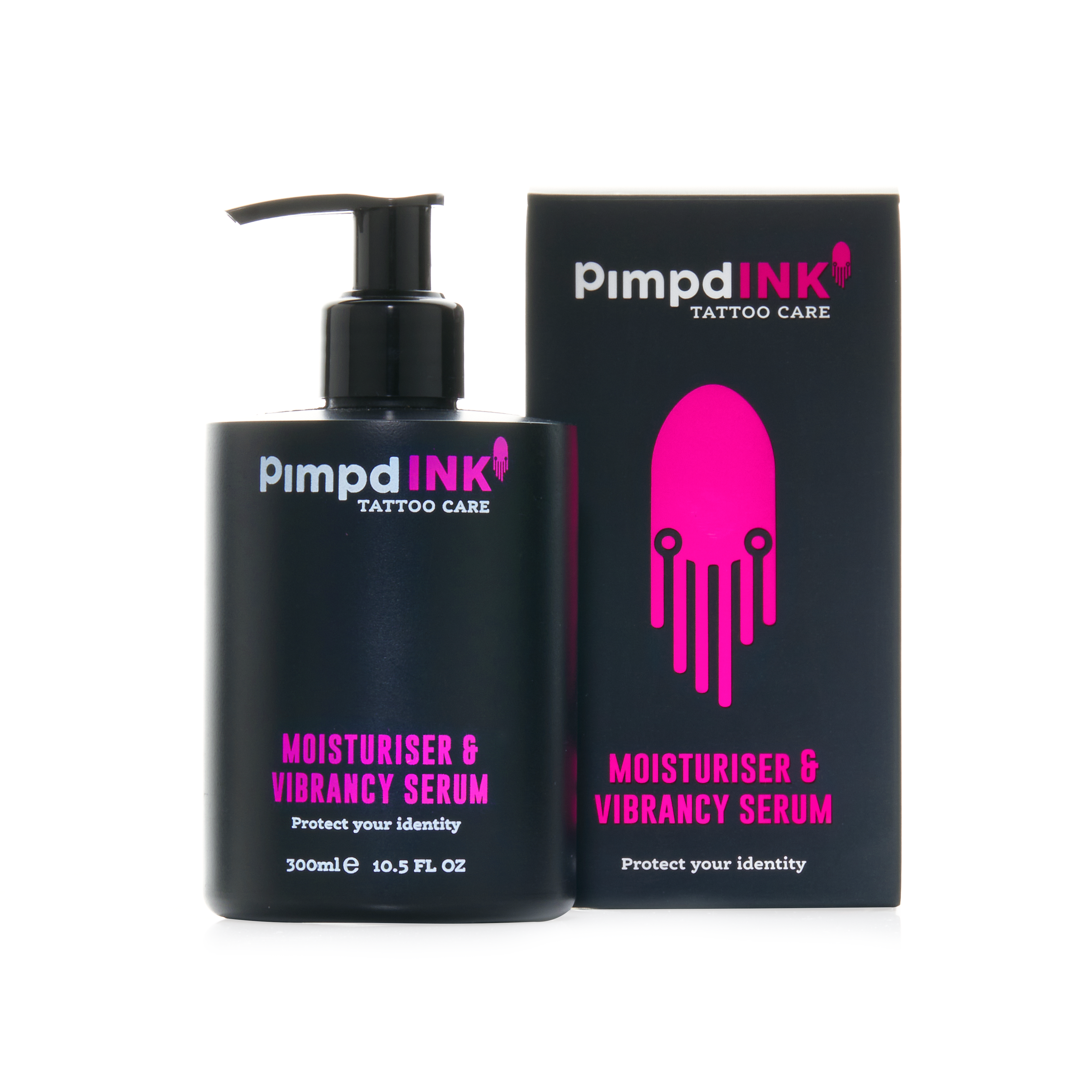 TATTOO MOISTURISER & VIBRANCY SERUM | 300ml Pump Bottle