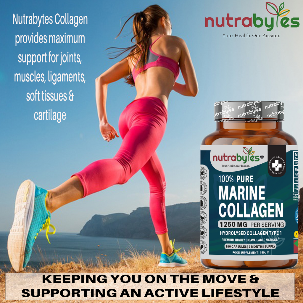 Pure Marine Collagen Capsules – 1250mg High Strength, 180 Capsules