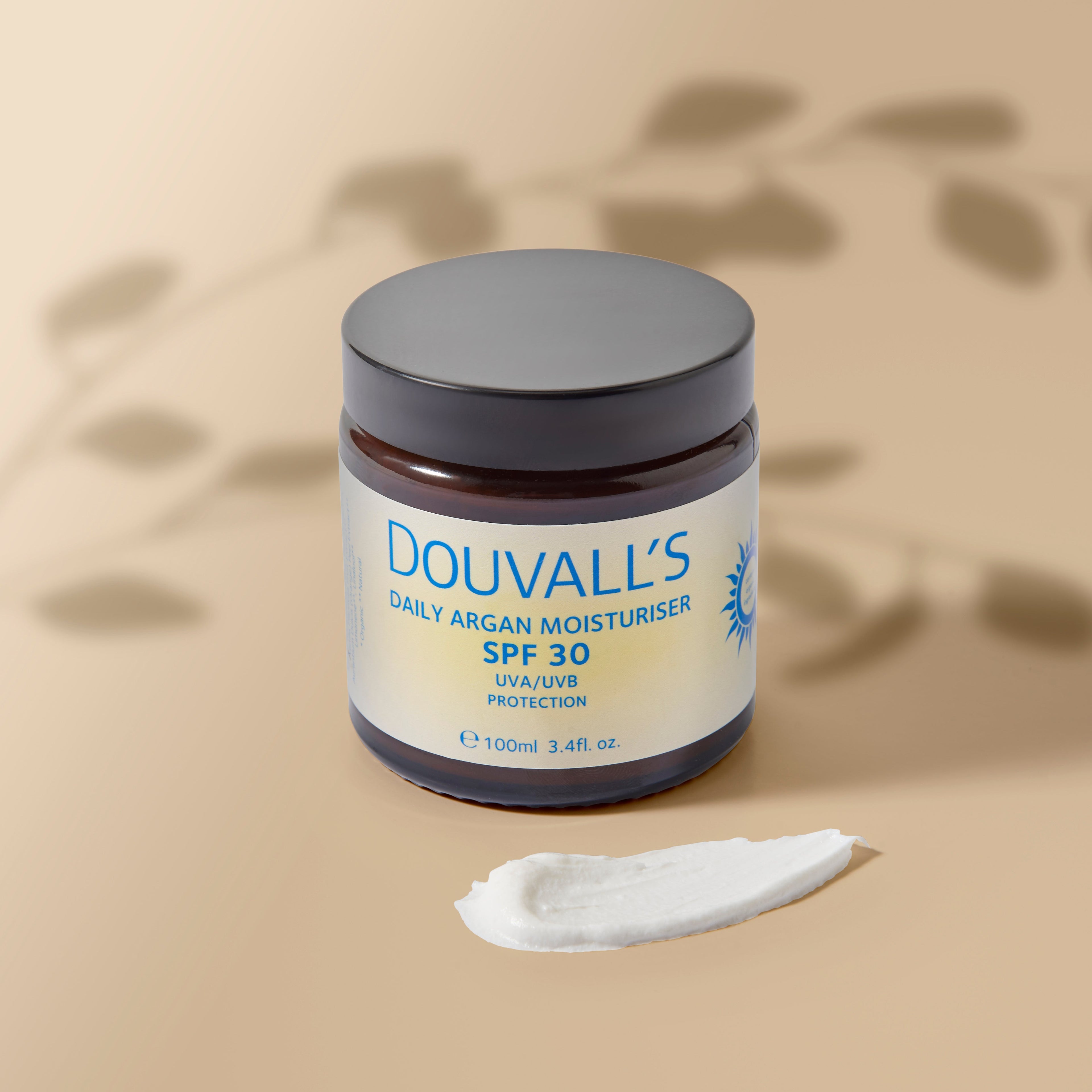 Argan Daily Moisturiser with SPF30 UVA/UVB protection 100ml Jar