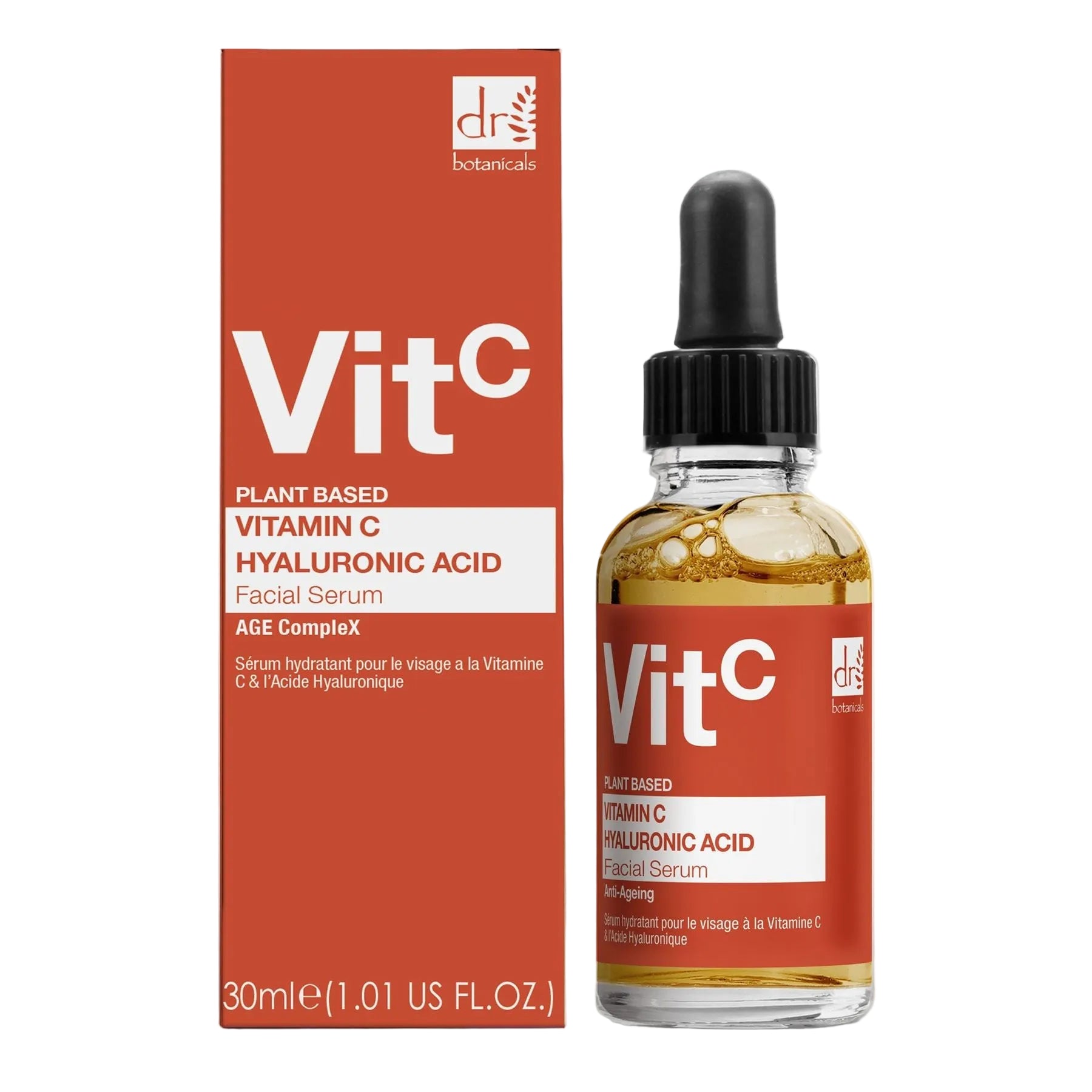 5% Vitamin C, 2% Hyaluronic Acid Hydrating Facial Serum 30ml
