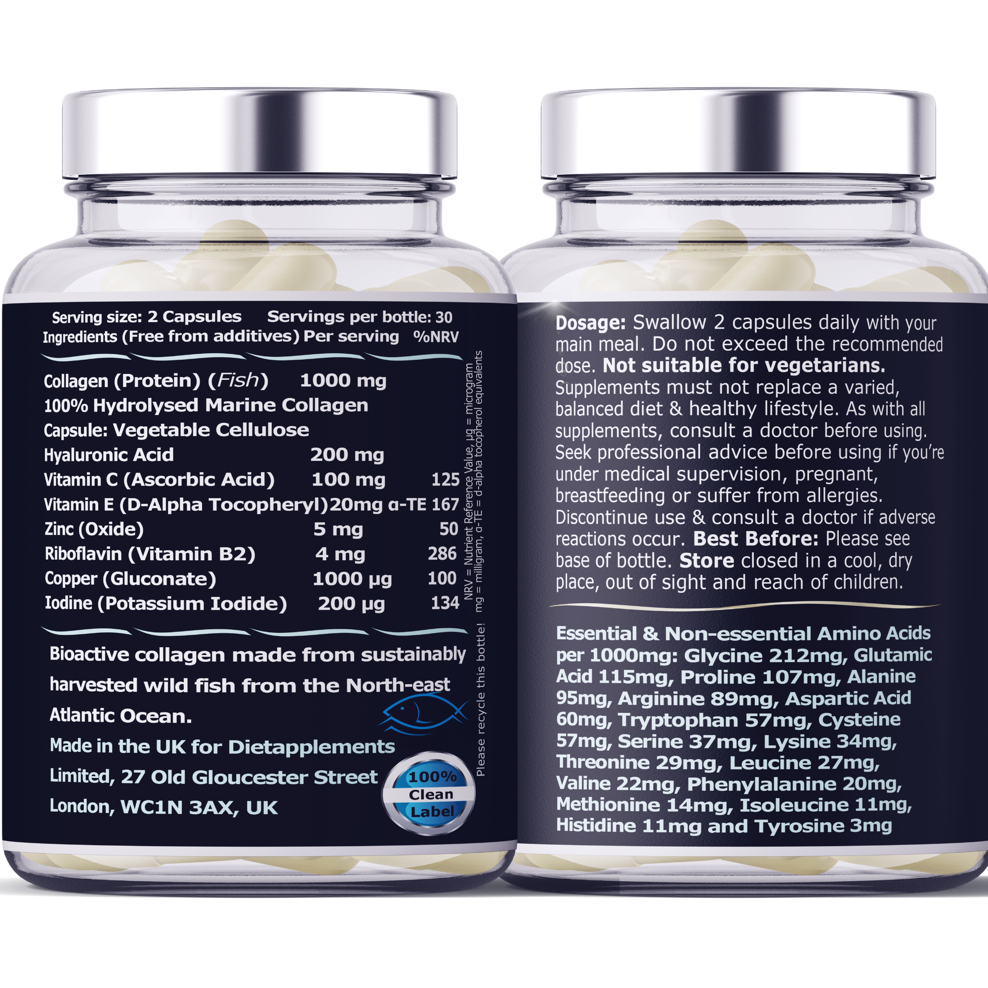 Marine Collagen & Hyaluronic Acid Complex