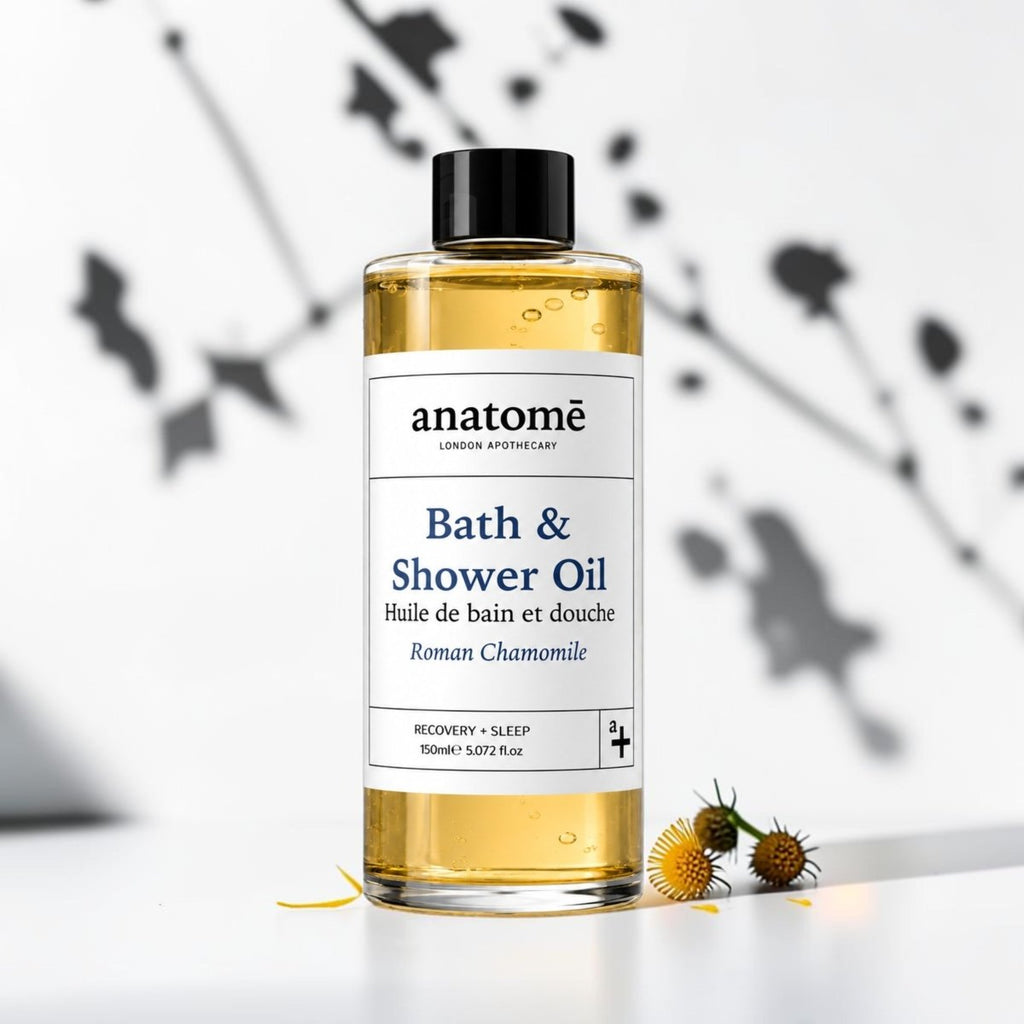 Bath & Shower Oil with Roman Chamomile & Cornish Lavender