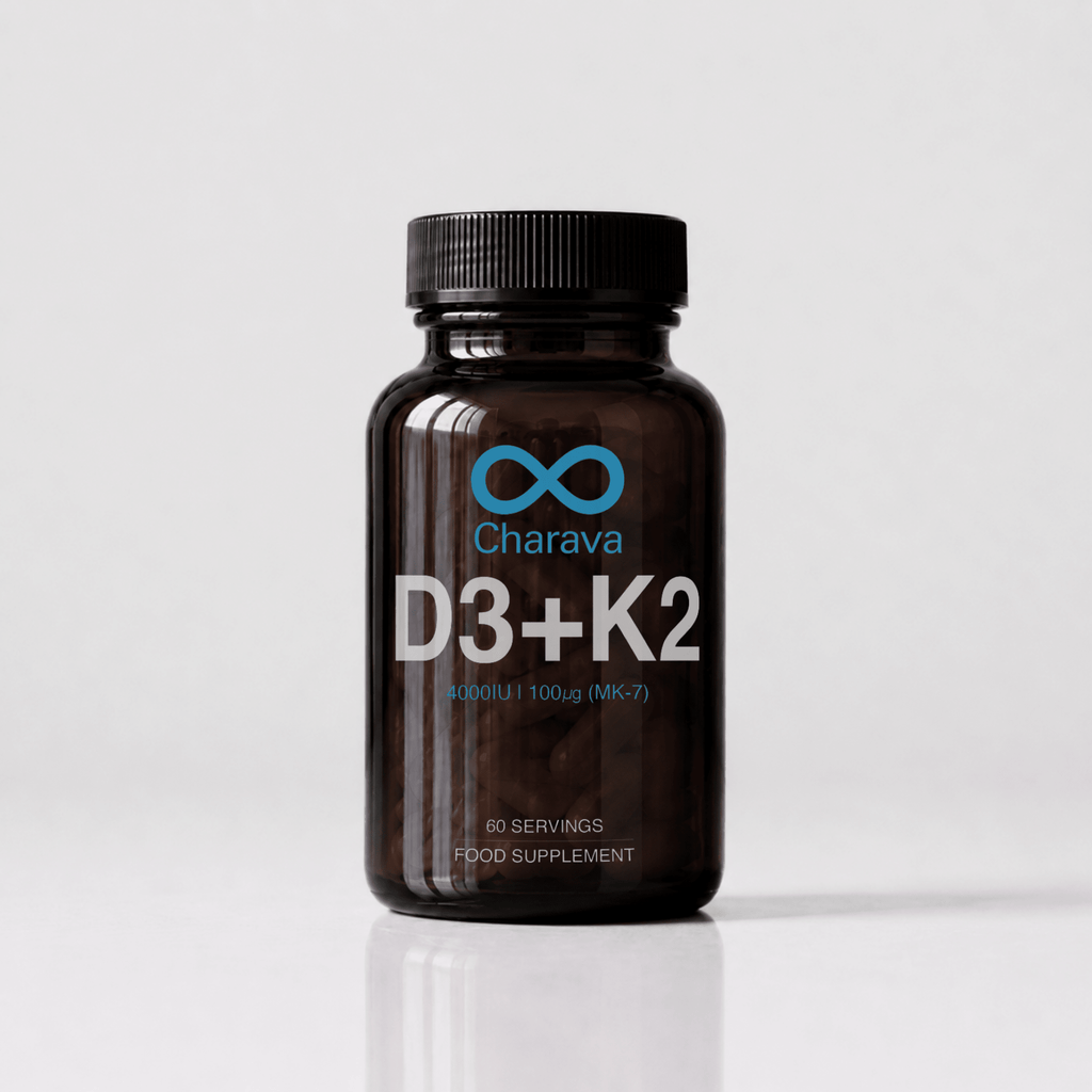 Charava Vitamin D3 (4000IU) + K2 (MK-7)
