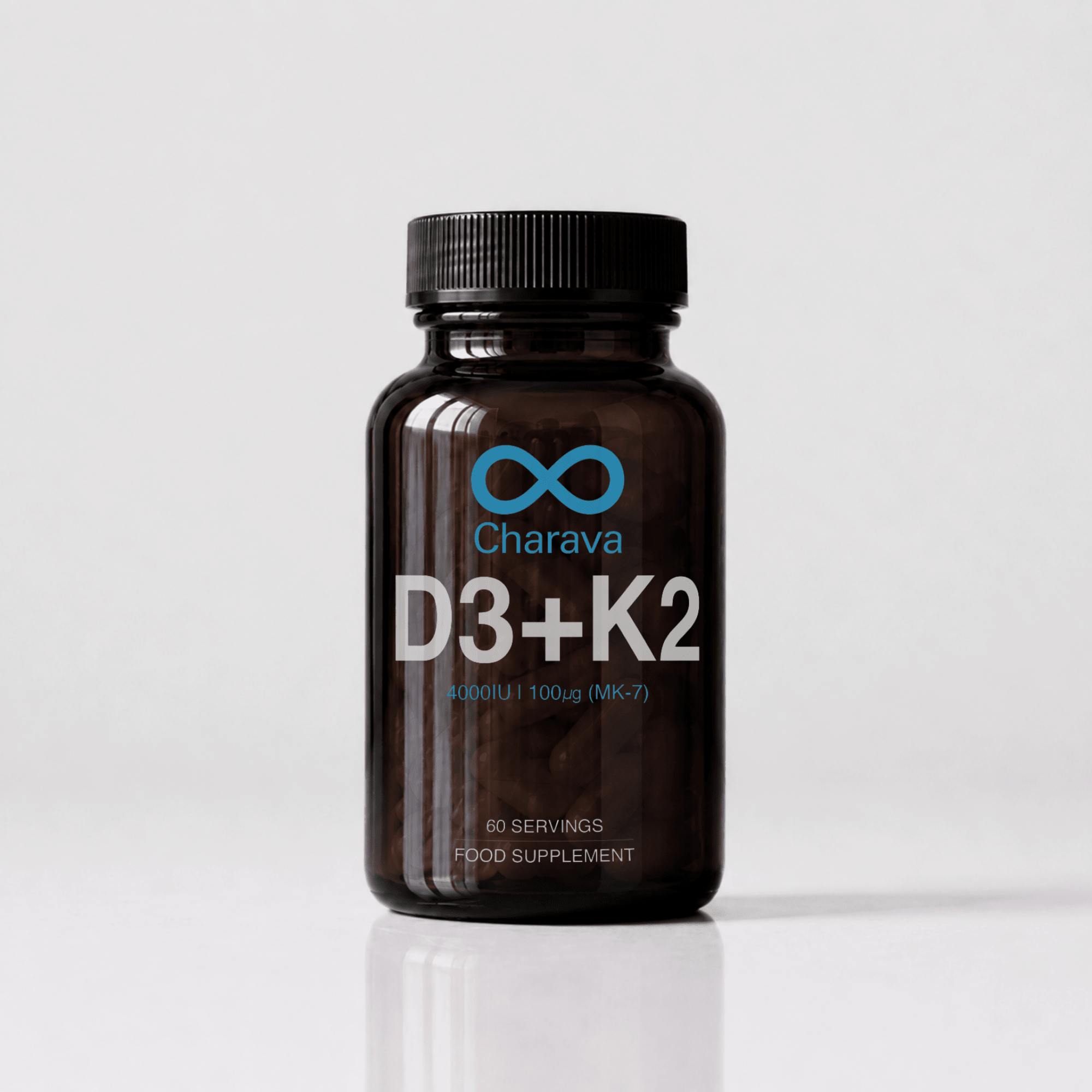 Charava Vitamin D3 (4000IU) + K2 (MK-7)