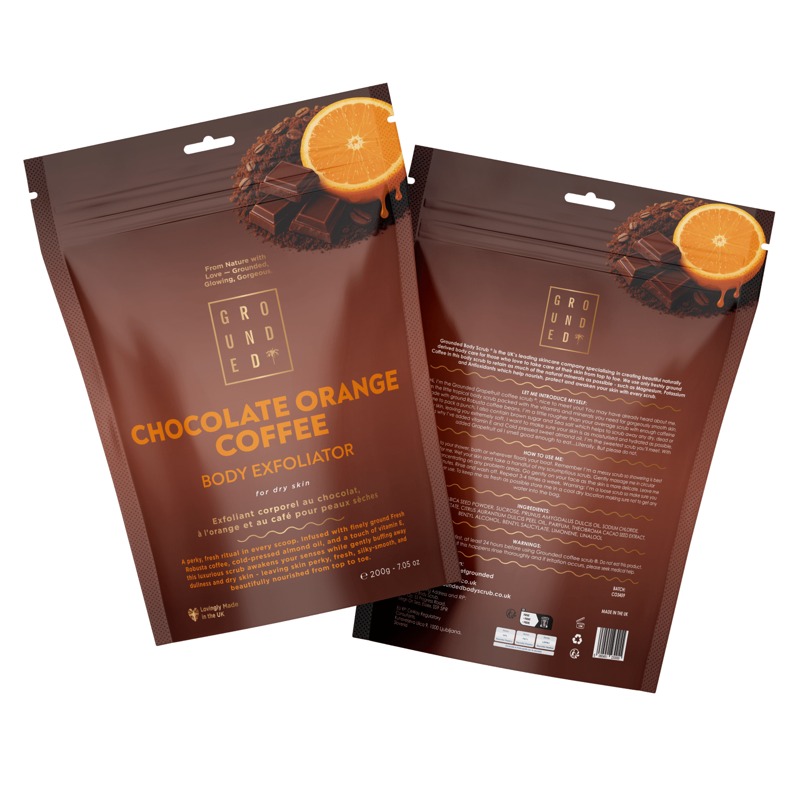 Chocolate Orange Coffee Body Exfoliator