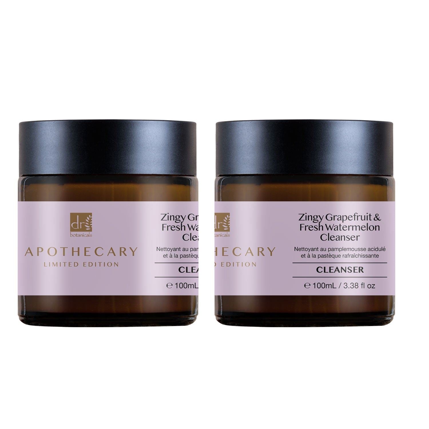 Zingy Grapefruit & Fresh Watermelon Cleanser 100ml x 2
