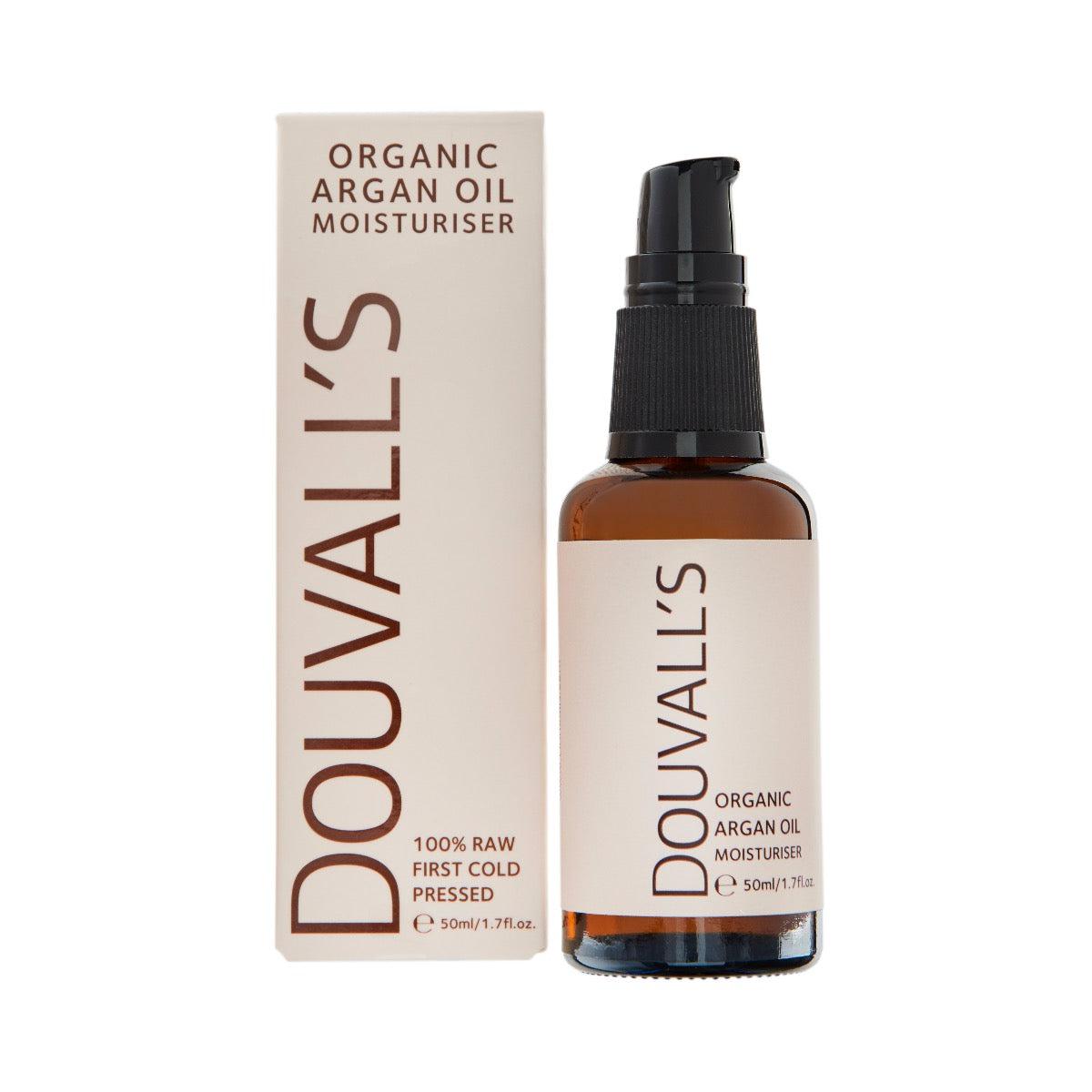 Luxury Argan Gift Set containing 150ml argan cleanser and 50ml organic first cold pressed argan oil