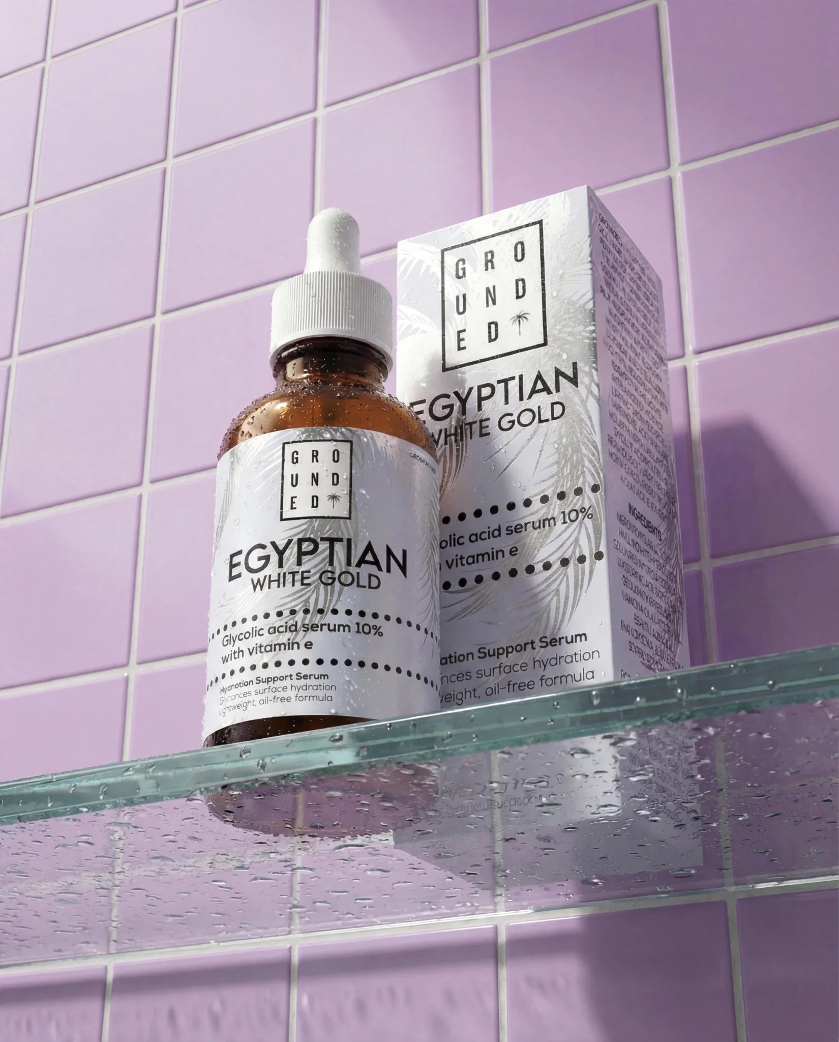 Egyptian White Gold, Glycolic Acid Serum 10% With Vitamin E version