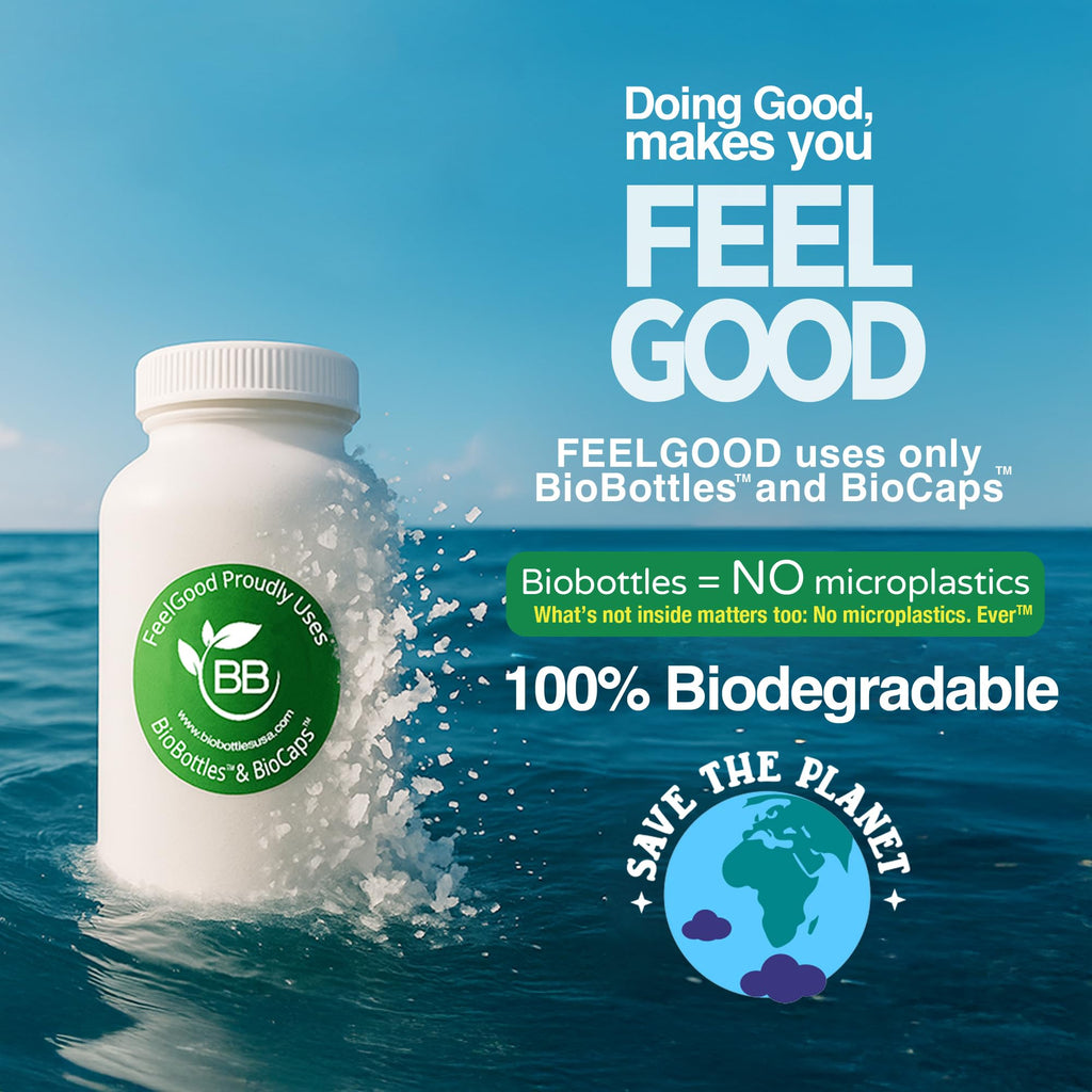 FeelGood Vita Fruits & Veggies Capsules – 25 Superfood Ingredients Multivitamin, 60 Count for Men & Women