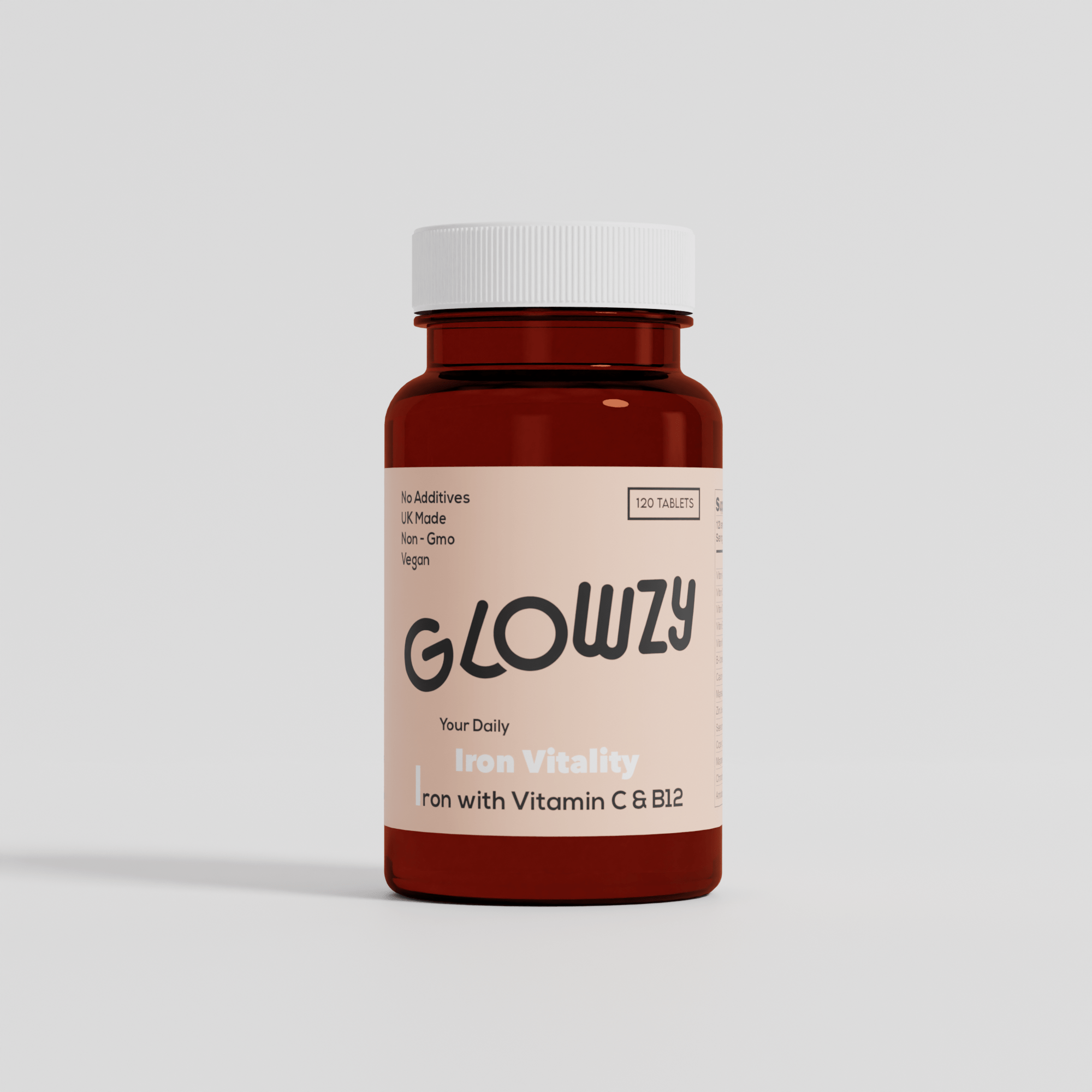 Glowzy Iron Vitality Tablets x 120
