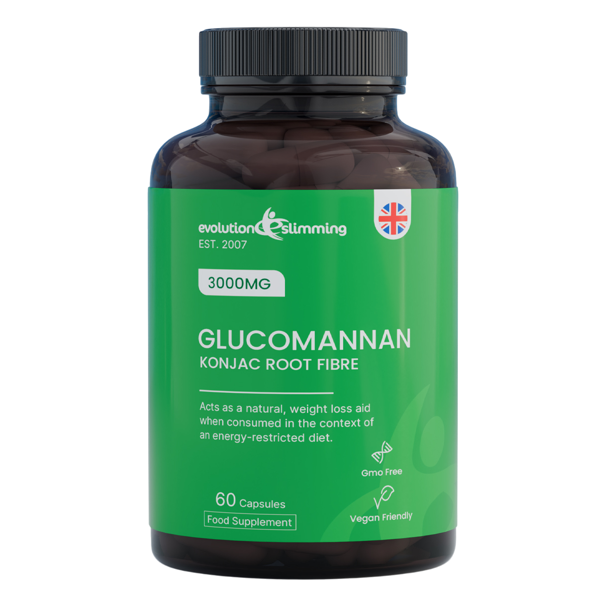 Glucomannan Plus 3000mg Konjac Fibre Capsules