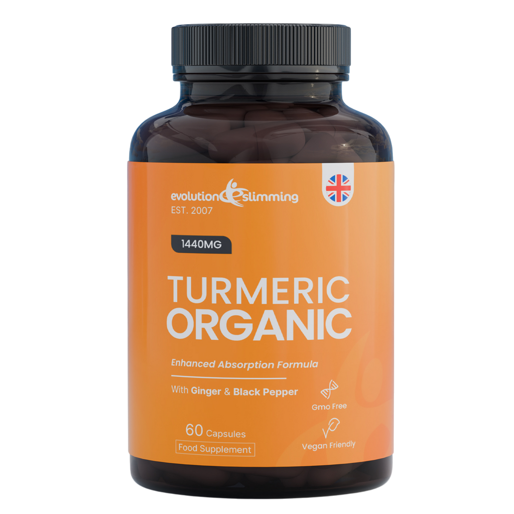 Organic Turmeric Capsules 1440mg – High-Strength Turmeric, Ginger & Black Pepper